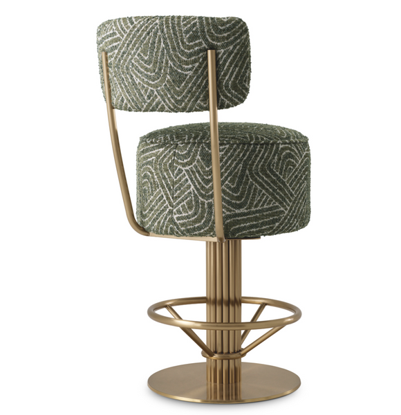 Carleton countertop bar stool by Eichholtz