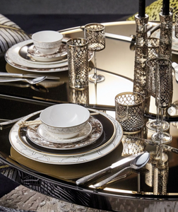 Roberto Cavalli Home dessert plate, from the Giraffa collection