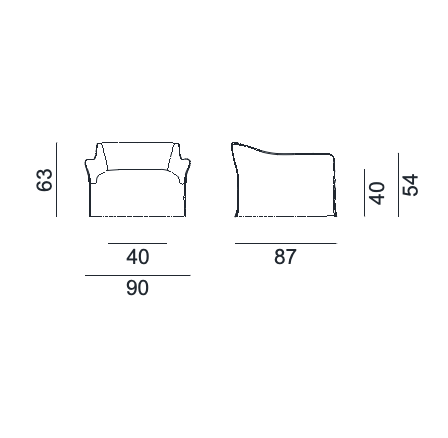 Fotel Saia 05 marki Gervasoni 1882