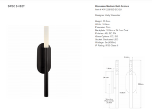 Kinkiet Kelly Wearstler Rousseau Medium 