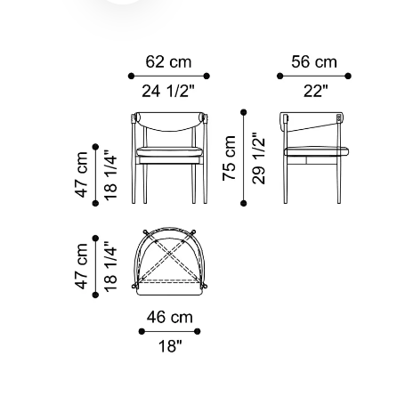 Gianfranco Ferré Home Harlem Chair