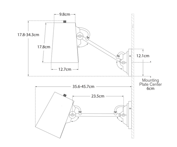 Kinkiet Benton Single Library marki Ralph Lauren Home