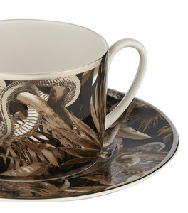 Zestaw sześciu filiżanek do herbaty Roberto Cavalli Home, z kolekcji Tropical Jungle (White)
