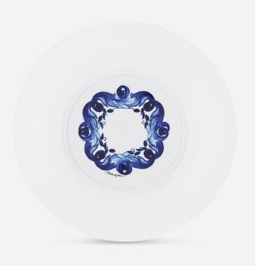 Set of two Dolce&Gabbana dessert plates, Blu Mediterraneo