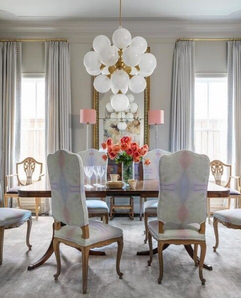 Aerin Cristol Large chandelier by Visual Comfort