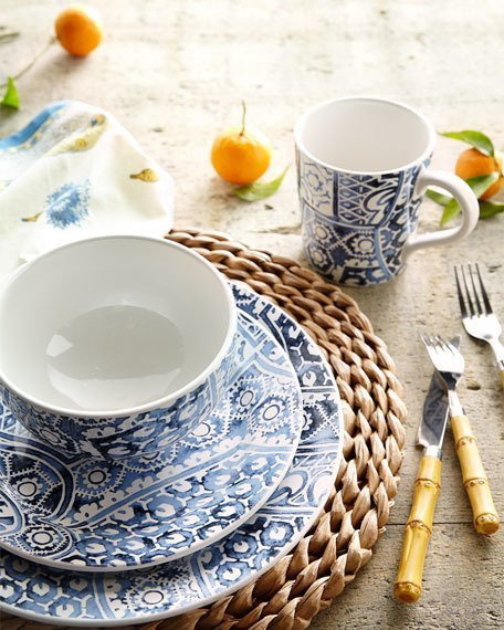 Ralph Lauren Home salad plate, from the Cote D'Azur Batik collection