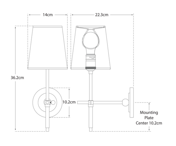 Bryant wall lamp designed by Thomas O'Brien Bryant Large Billiard pendant lamp by Thomas O'Brien by Visual Comfort