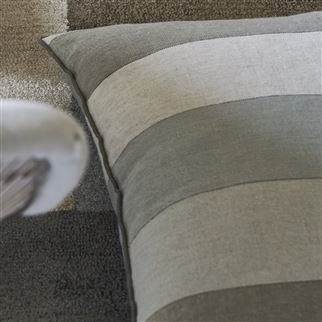 Designers Guild Brera Gessato Natural decorative pillow