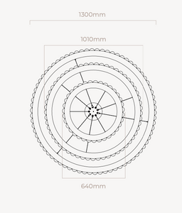 Avalon Triple chandelier by CTO Lighting
