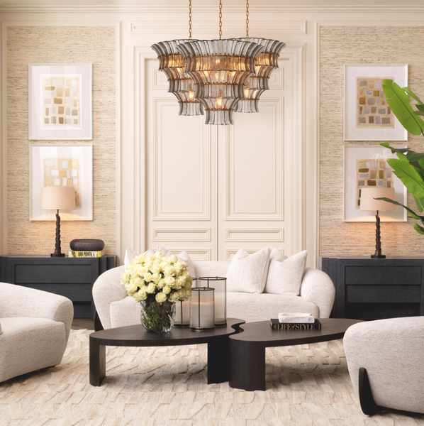 Toscano chandelier by Eichholtz