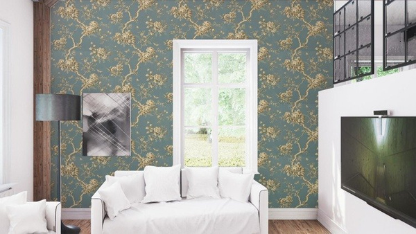 Ashfield Floral Ralph Lauren Home wallpaper, from the Signature Papers collection