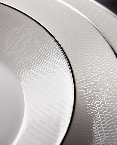 Roberto Cavalli Home soup tureen, from the Lizzard collection (Platin)