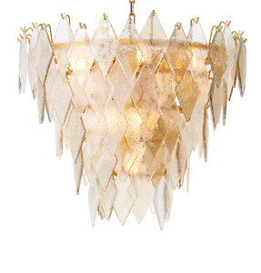 Rhombus S chandelier by Eichholtz