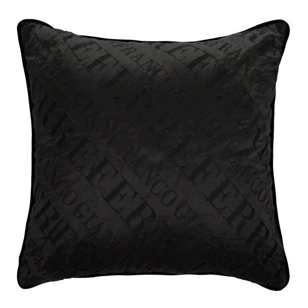 Gianfranco Ferré Home Logo (Black) decorative pillow large