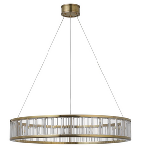 Iterna 30" chandelier designed by E.F.Chapman