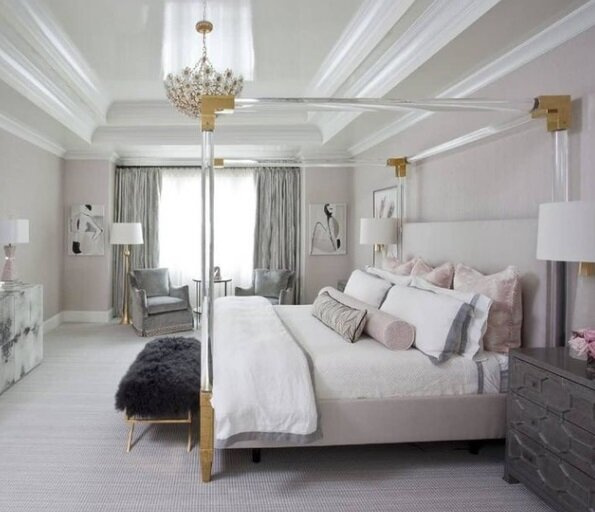 Aerin Claret Short chandelier by Visual Comfort