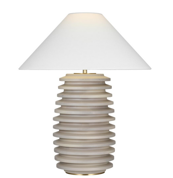 Crenelle 27" table lamp by Kelly Wearstler