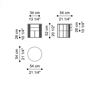 Szafka nocna Gianfranco Ferré Home Doppler