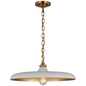 Piatto Medium pendant lamp designed by Thomas O'Brien by Visual Comfort