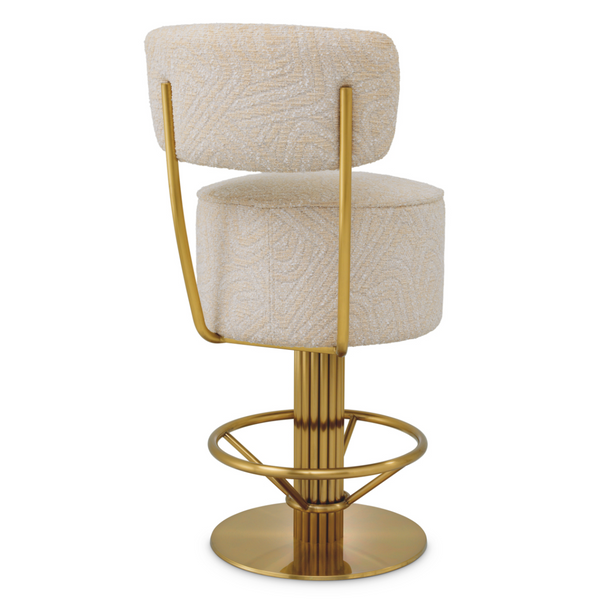 Carleton countertop bar stool by Eichholtz