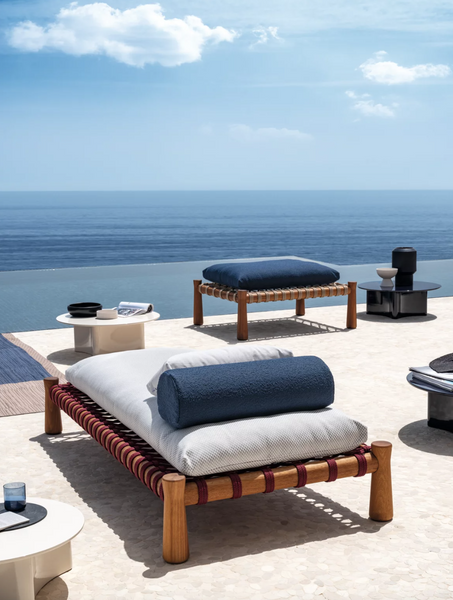 Guna 02 garden bench by Gervasoni 1882