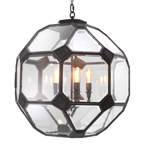 Olympia S chandelier by Eichholtz