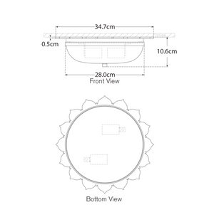 Rachel Small designed by Alexa Hampton by Visual Comfort
