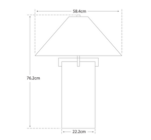 Lampa stołowa Brooks projektu J.Randall Powers marki Visual Comfort