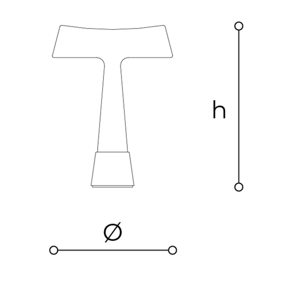 Lampa stołowa Teco marki Italamp