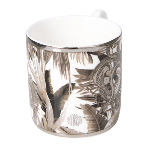 Zestaw sześciu filiżanek do kawy Roberto Cavalli Home, z kolekcji Tropical Jungle (Black)