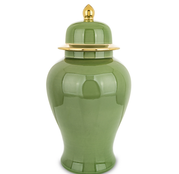 Vase M in pistachio color