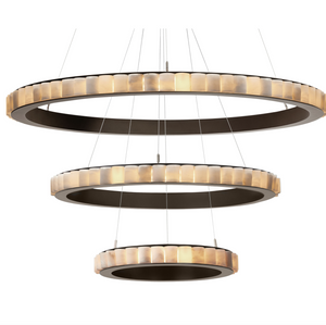Avalon Triple chandelier by CTO Lighting