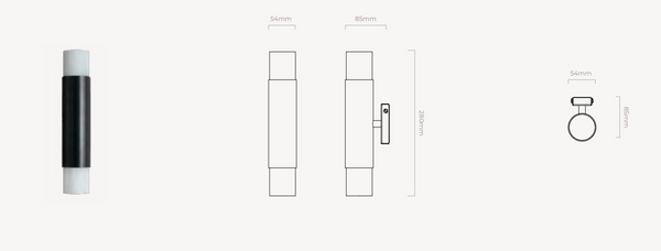 Wall lamp Roma by CTO Lighting