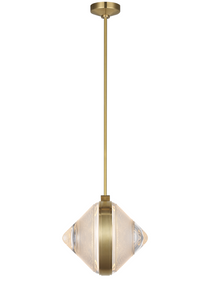 Lampa wisząca Copper Coast 15” karo projektu Waterford marki Visual Comfort