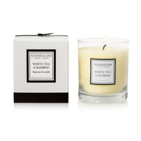 White Tea & Bamboo Scented Candle by Modern Classics