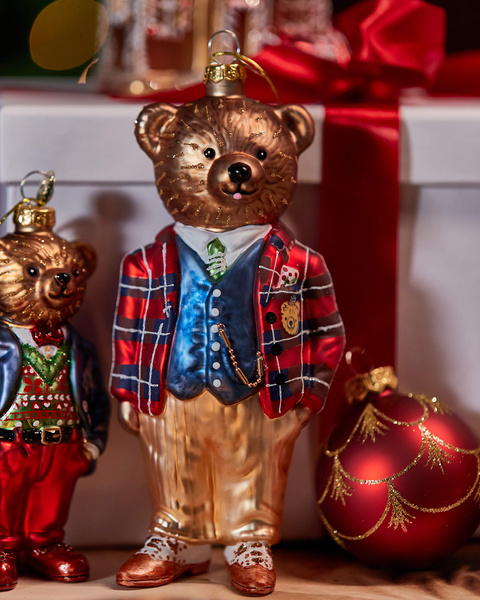 Christmas decoration - Teddy bear in a jacket