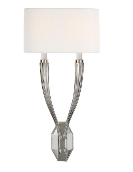 Ruhlmann Double Chapman & Myers wall lamp by Visual Comfort
