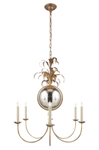 Gramercy medium chandelier designed by Chapman & Myers Visual Comfort brand 
