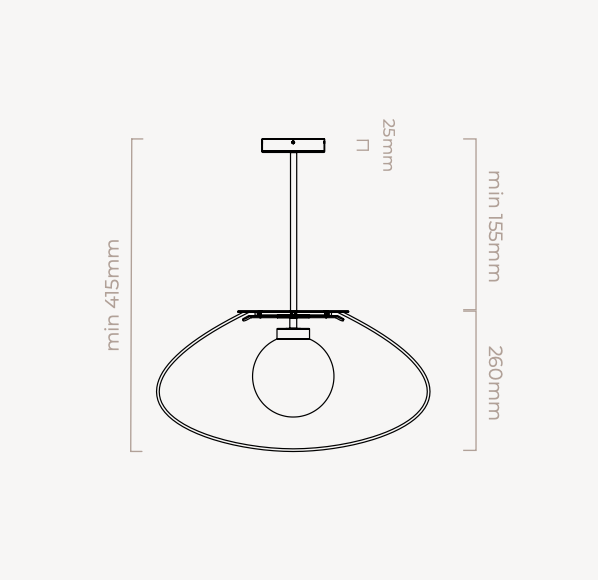 Petra pendant lamp by CTO Lighting