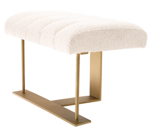 McGuire pouffe by Eichholtz