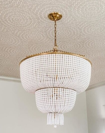 Jacqueline chandelier by Aerin design