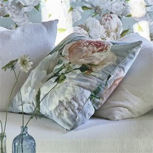 Poduszka dekoracyjna Designers Guild Peonia Grande Zinc