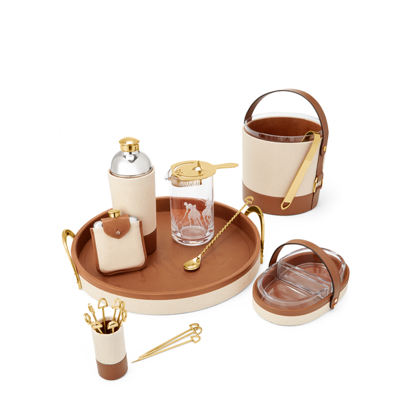 Kubełek na lód wraz ze szczypcami Ralph Lauren Home Garrett