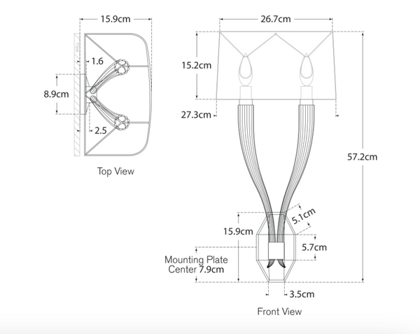 Kinkiet Chapman & Myers Ruhlmann Double marki Visual Comfort