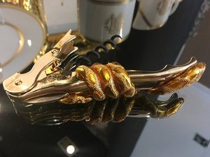 Roberto Cavalli Home Snake wine corkscrew (Ivory)