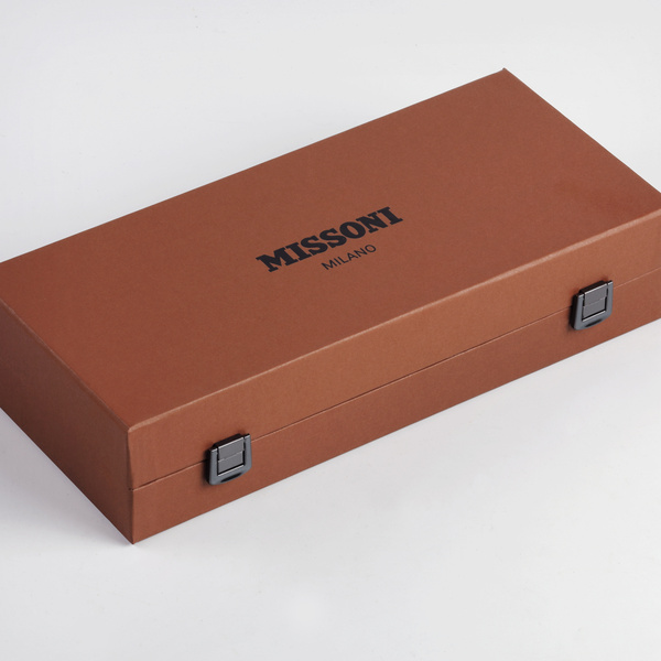 Set of two Missoni Home tea cups, from the Zig Zag White collection