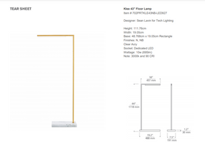 Sean Lavin Klee 43 floor lamp