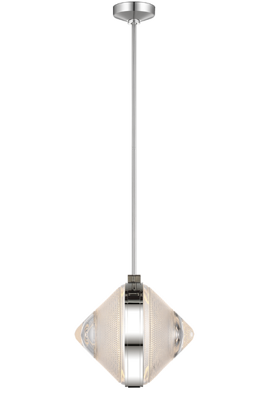 Lampa wisząca Copper Coast 15” karo projektu Waterford marki Visual Comfort