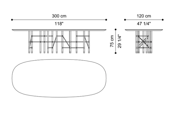 Gianfranco Ferré Home table, Nikko