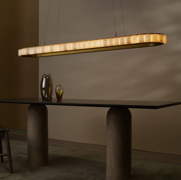 Avalon Oval chandelier by CTO Lighting